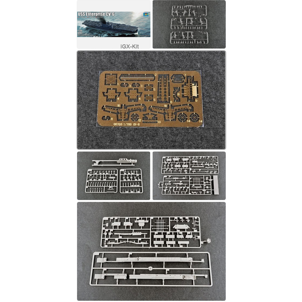 Model Kit Uss Enterprise - 트럼펫 06708 1/700 USS 엔터프라이즈 CV-6