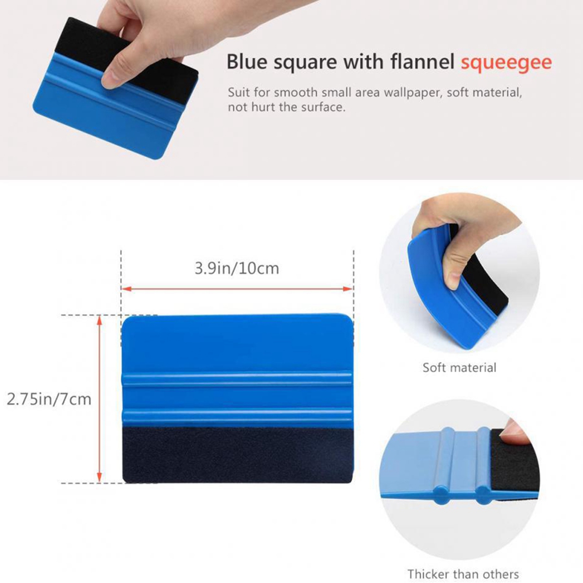 Seam Scraper Tool - 16종 자동차 필름/벽지 시공 도구 세트,