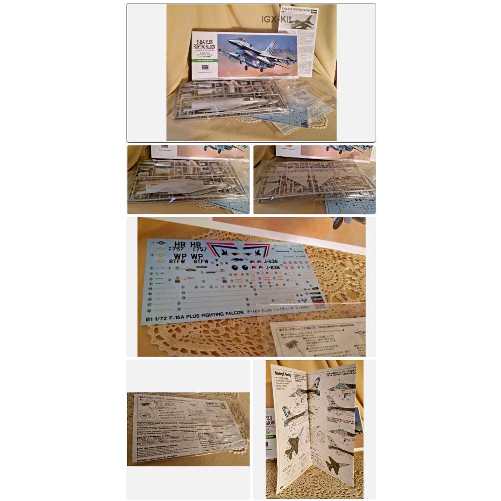 Model Kit Hasegawa - 하세가와 00231 1/72 스케일 미국 F16