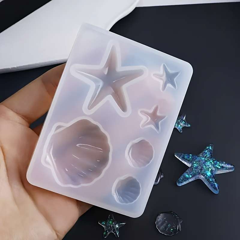 Model Kit Resin - DIY 바다 테마 크리스탈 에폭시 레진