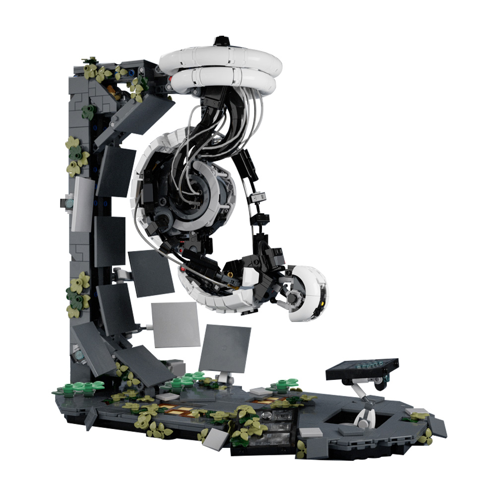 Model Kit Robocop - MOC 포털 2 GLaDOS 로봇 빌딩