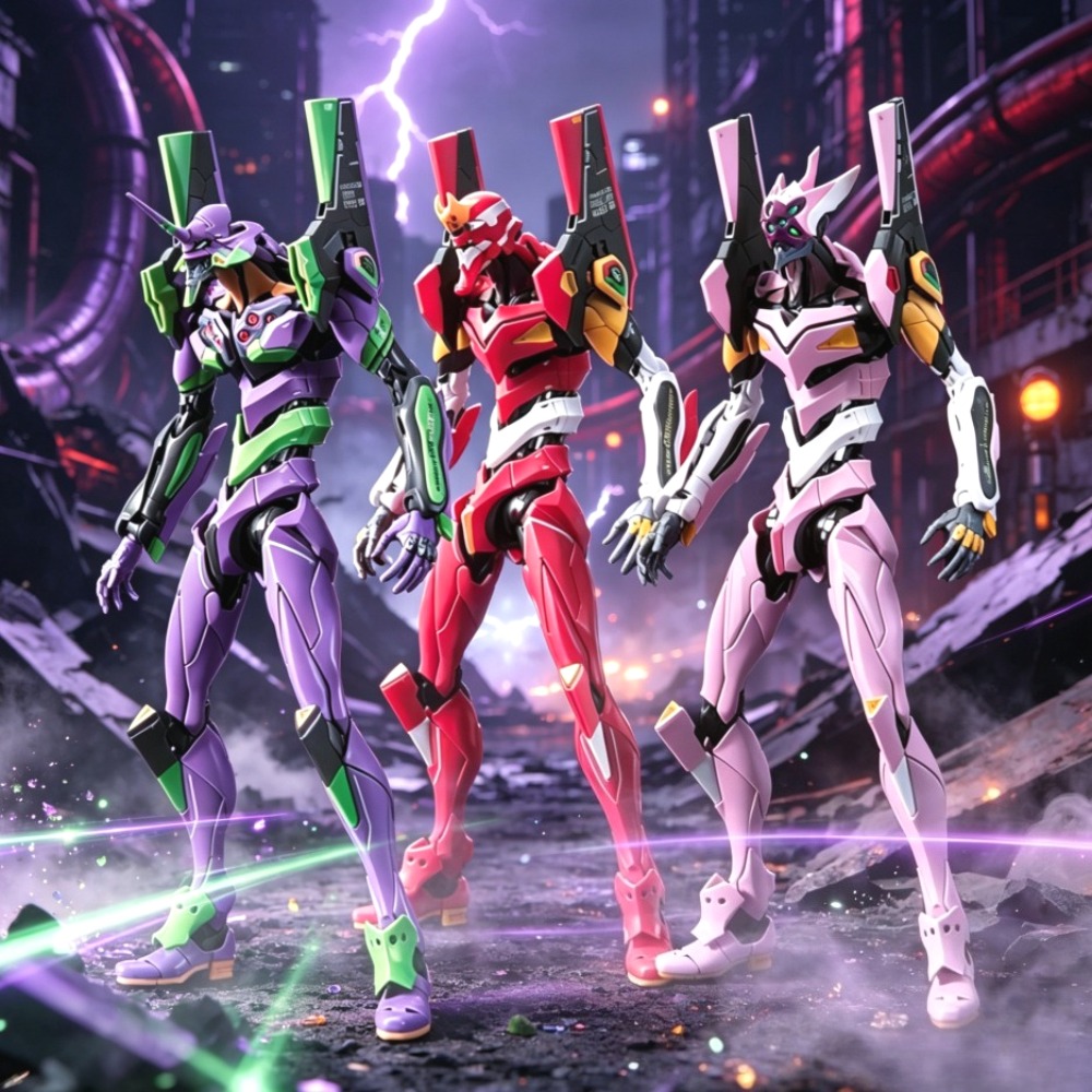 Model Kit Eva 01 - 21cm 애니메이션 신세기 에반게리온 피규어 에반게리온-01
