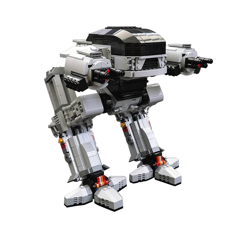 Model Kit Robocop - 고브릭스 UCS 스케일 ED-209 로봇 모델