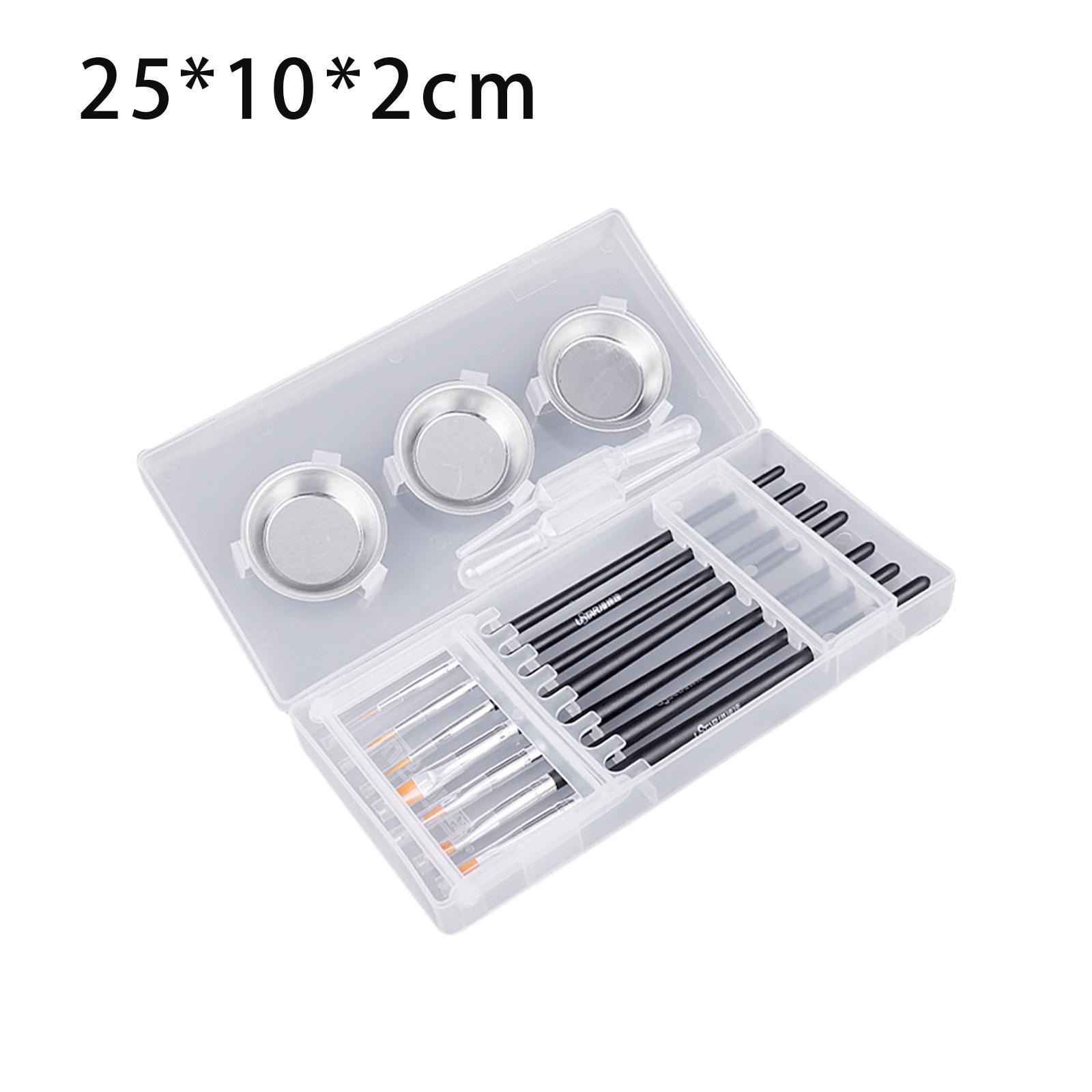 Model Kit Paint Set - 전문 페인트 브러쉬 팔레트 키트(7개의 나일론