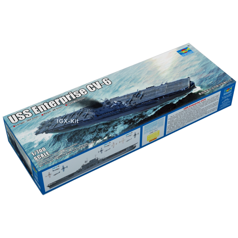Model Kit Uss Enterprise - 트럼펫 06708 1/700 USS 엔터프라이즈 CV-6