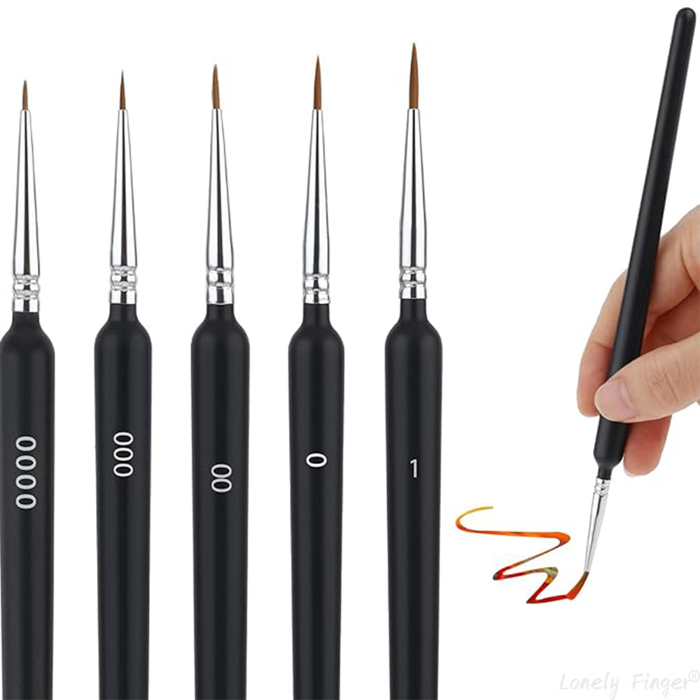 Model Kit Paint Set - 5/11Pcs 페인트 브러쉬 세트, 미니어처 페인팅을