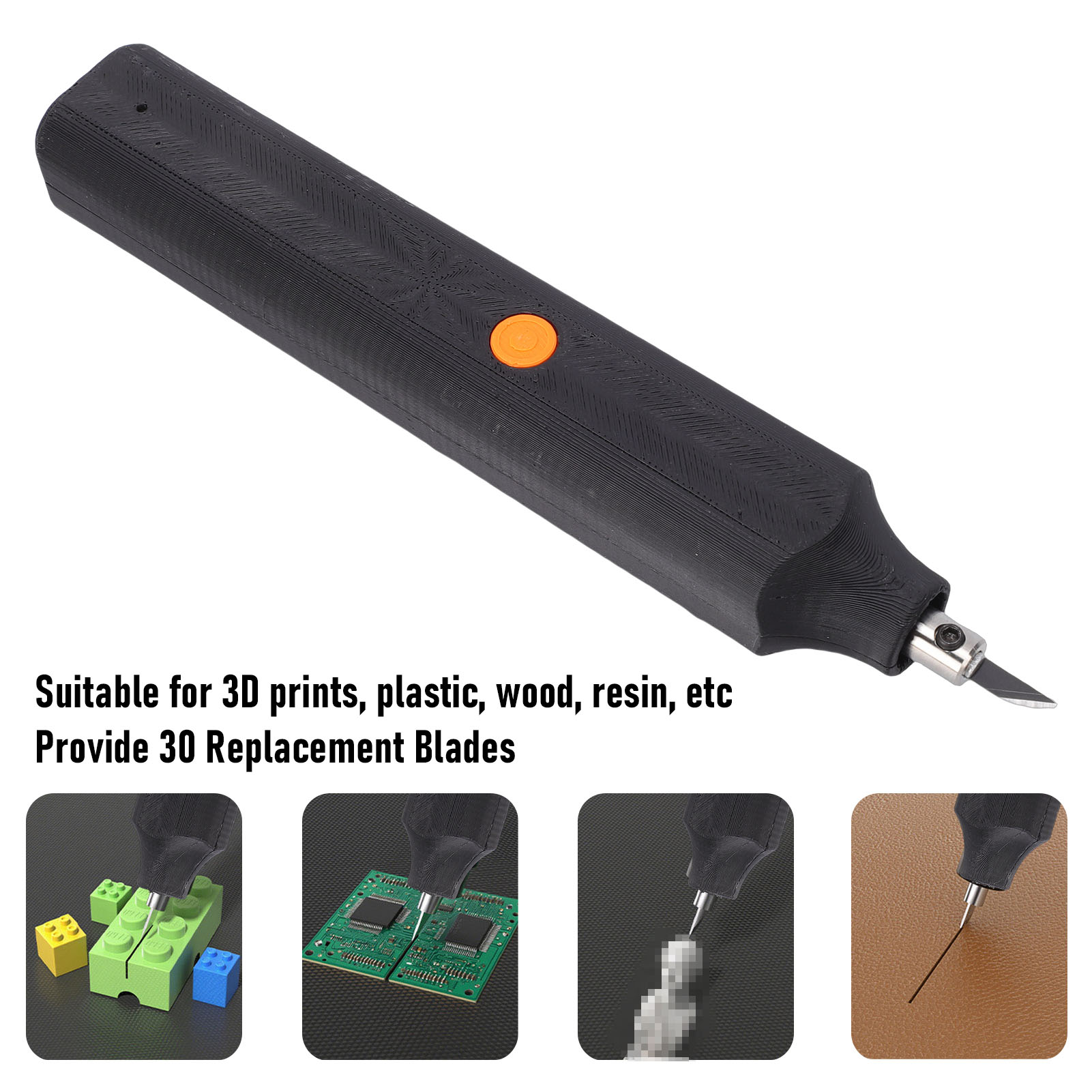 Model Kit Cutter - 40kHz 초음파 커터(30개 교체 블레이드 포함)