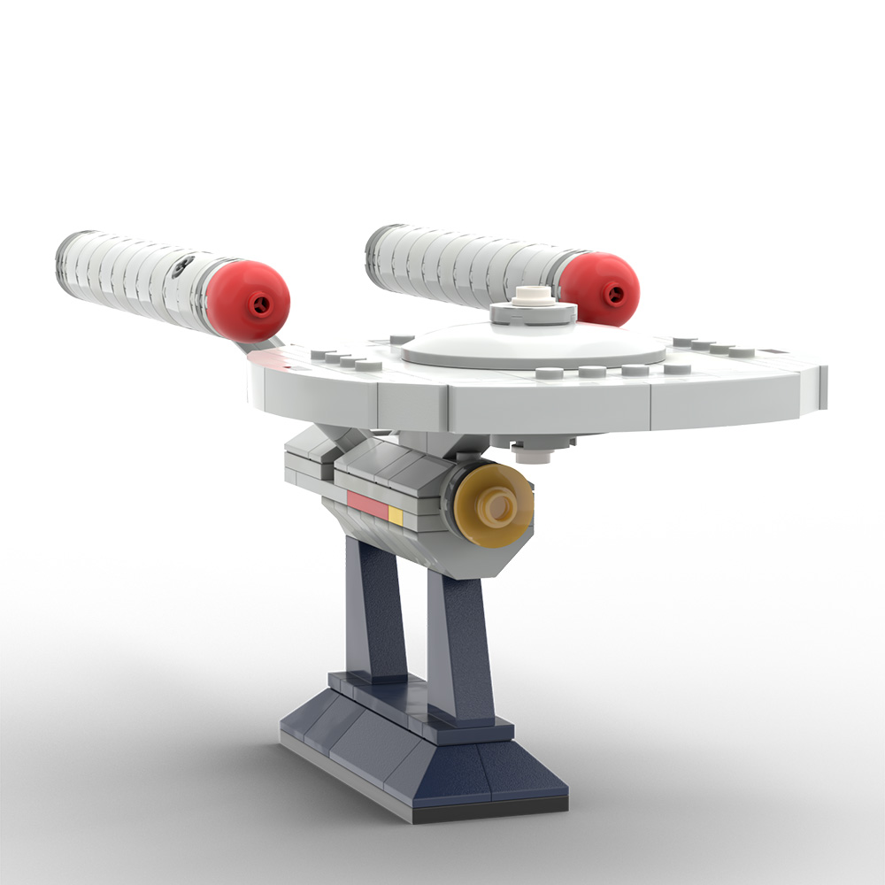 Model Kit Uss Enterprise - 전설적인 은하 탐사 우주선 MOC 모델,