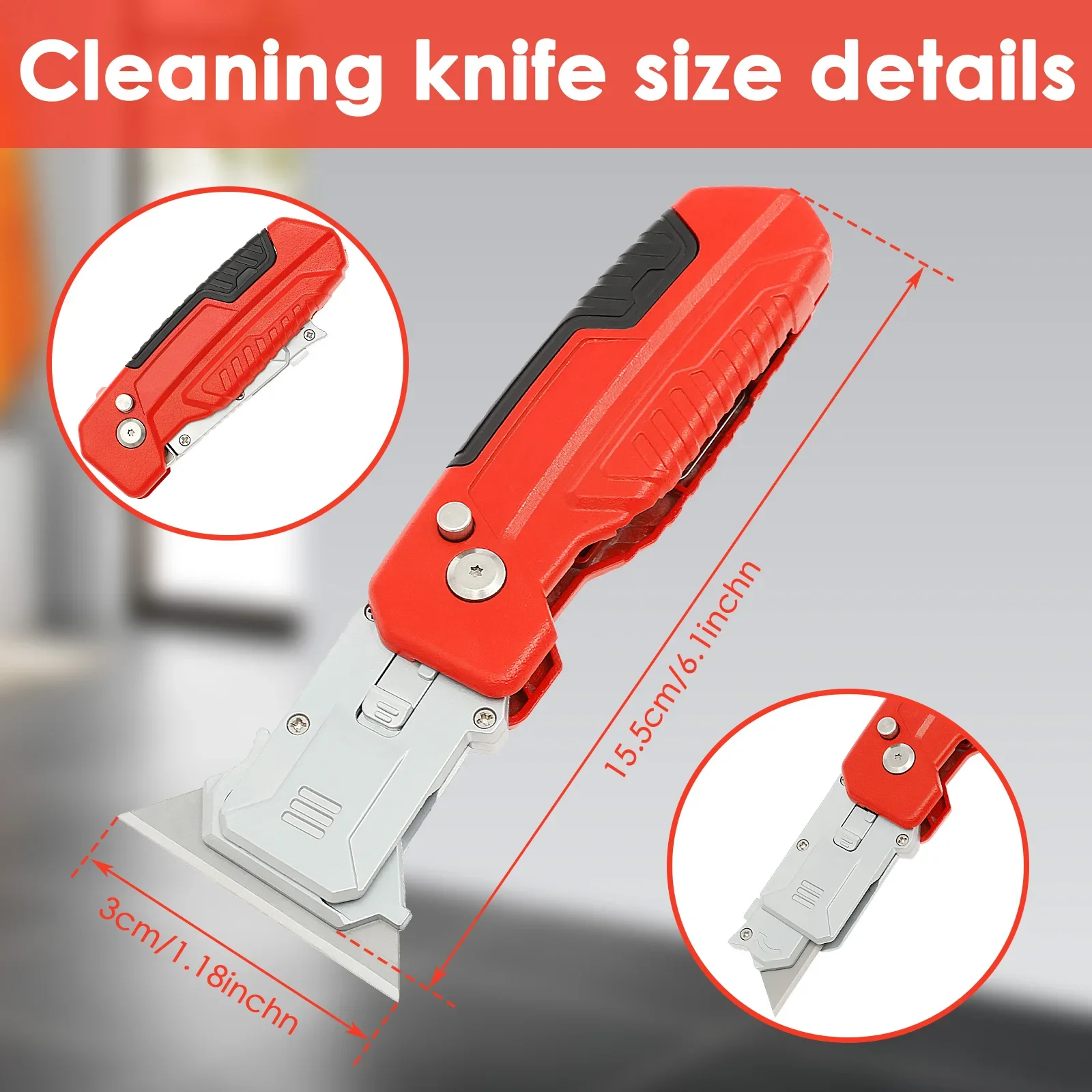 접착제 제거 스크레이퍼 접이식 삽 글루 나이프 뷰티 심 - Seam Scraper Tool 리뷰 및 가격
