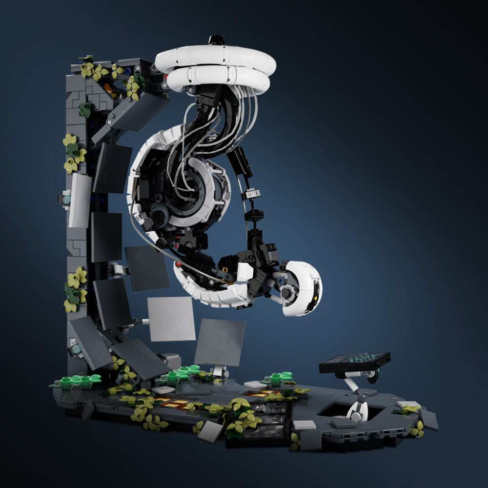 MOC 포털 2 GLaDOS 로봇 빌딩 블록 세트 암호 - Model Kit Robocop 리뷰 및 가격