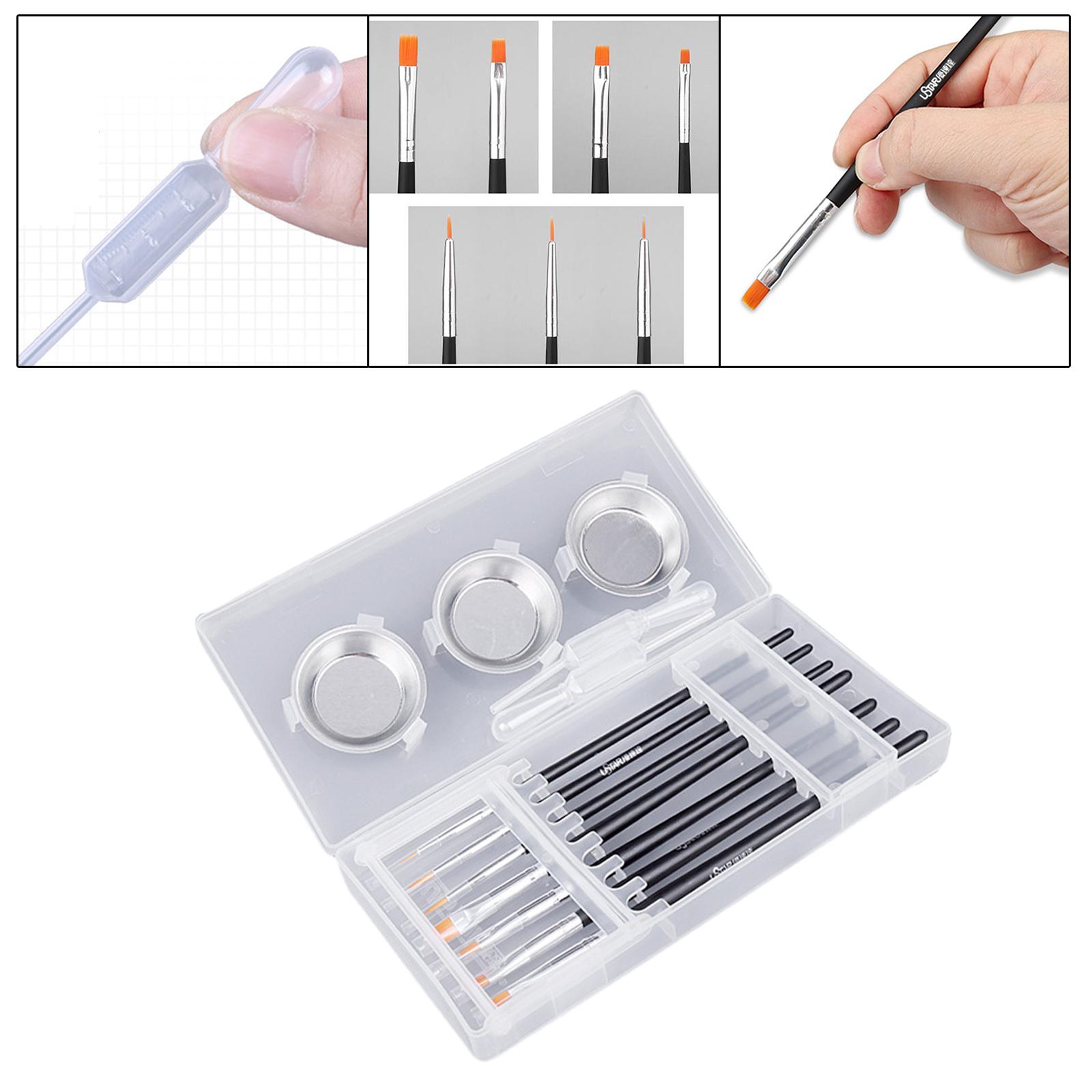 전문 페인트 브러쉬 팔레트 키트(7개의 나일론 팁 브러 - Model Kit Paint Set 리뷰 및 가격