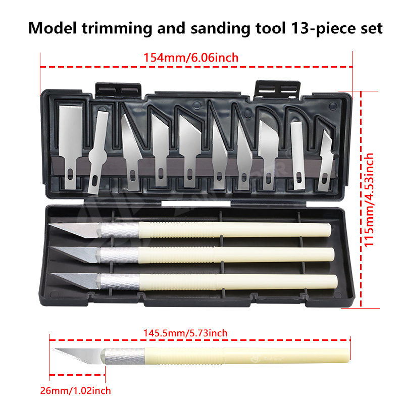 3D 모델 연삭 도구 디버링 조각 칼 키트 조각 도구  - Model Kit Cutter 리뷰 및 가격