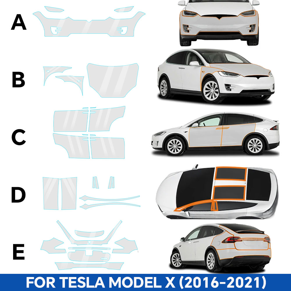9MIL 테슬라 모델 X 2016-2021용 페인트 보 - Logo Model Kit 리뷰 및 가격