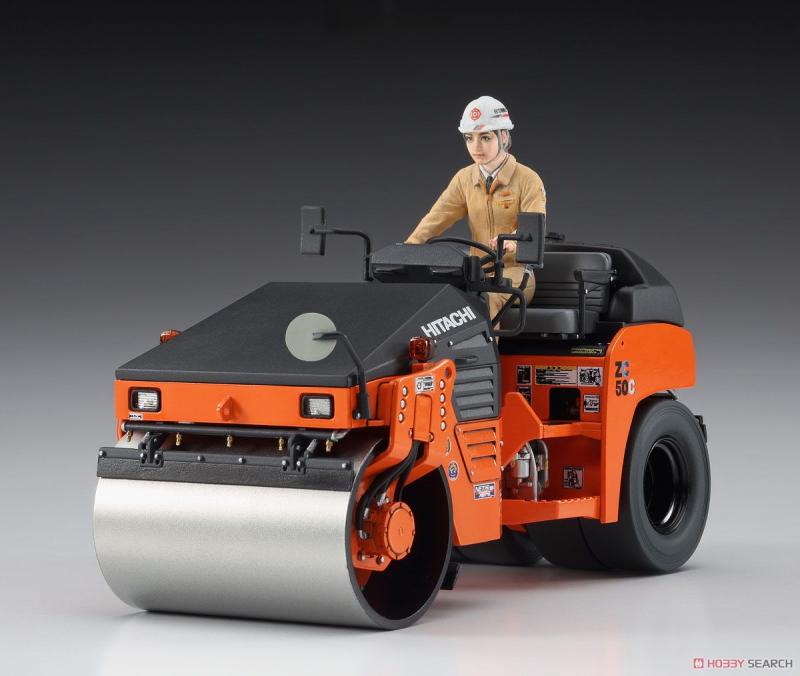히타치 롤러 ZC50C-5 정적 조립 모델 Hasega - Model Kit Hasegawa 리뷰 및 가격