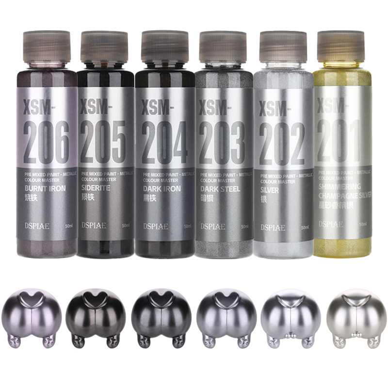 DSPIAE XSM 금속 수성 페인트 50ML 모델 취 - Model Kit Paint Set 리뷰 및 가격