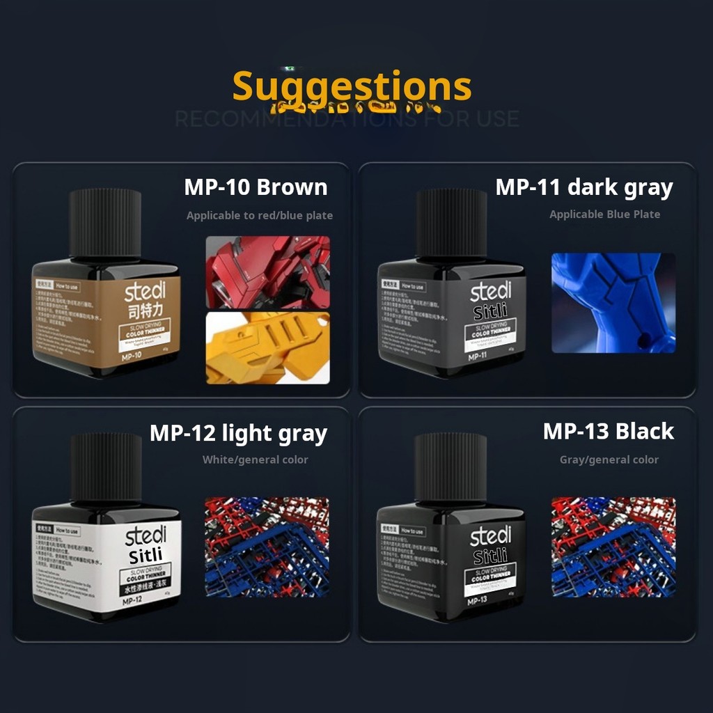 Stedi MP 시리즈 40g 내후성 아크릴 페인트 건 - Model Kit Paint Set 리뷰 및 가격