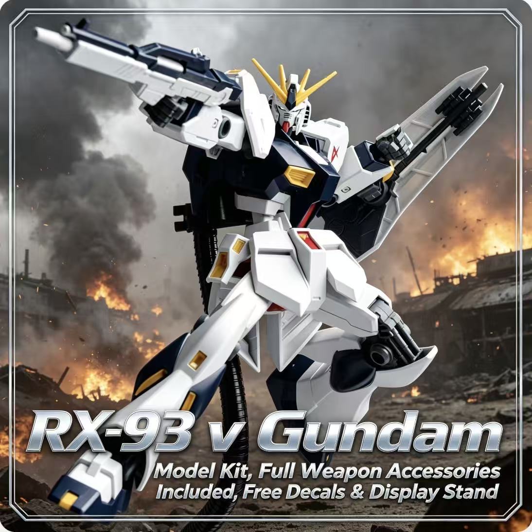 93HG 1/144 엔트리 그레이드 RX-93 V 건담 - Model Kit Gundam Mg 리뷰 및 가격