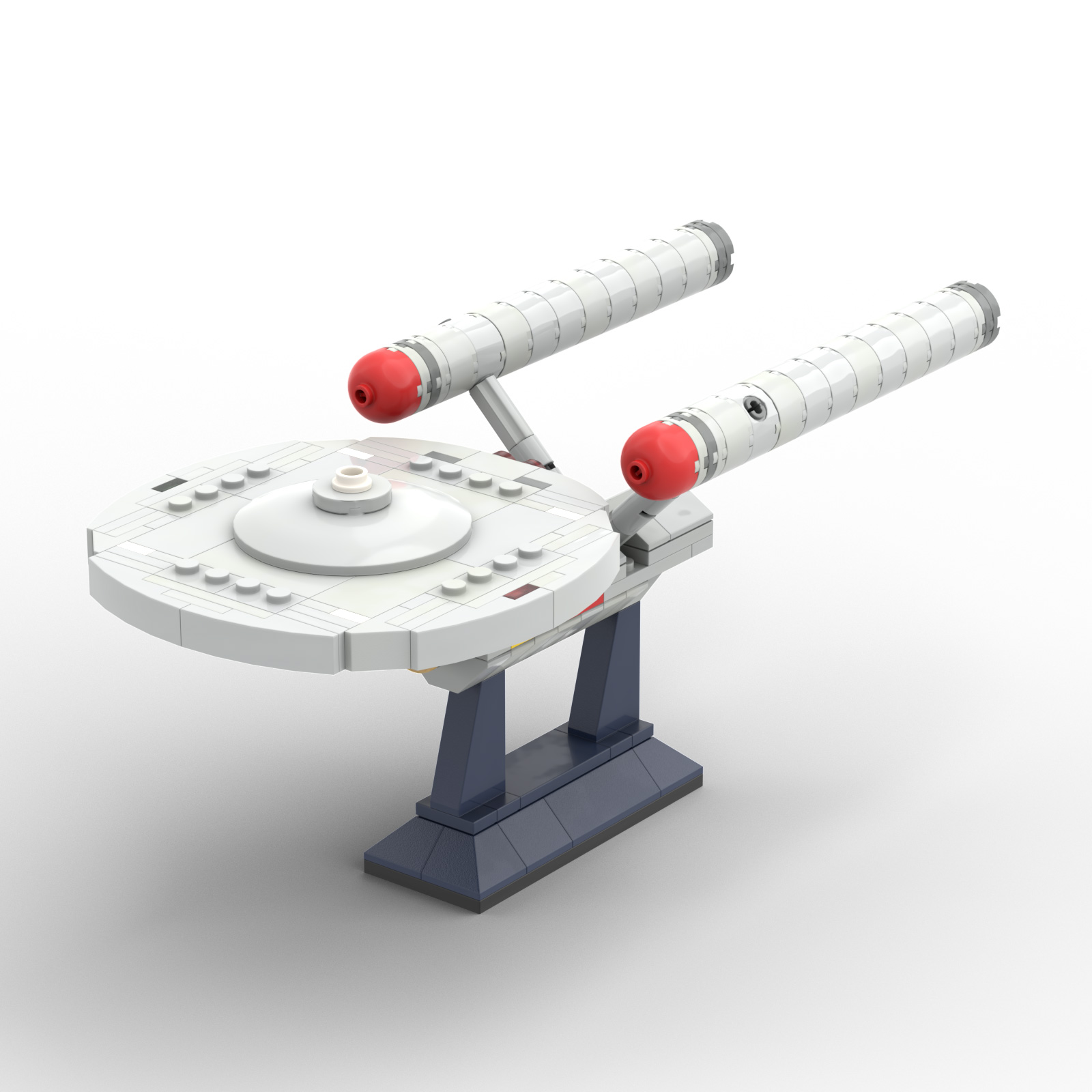 전설적인 은하 탐사 우주선 MOC 모델, 아이코닉한 U - Model Kit Uss Enterprise 리뷰 및 가격